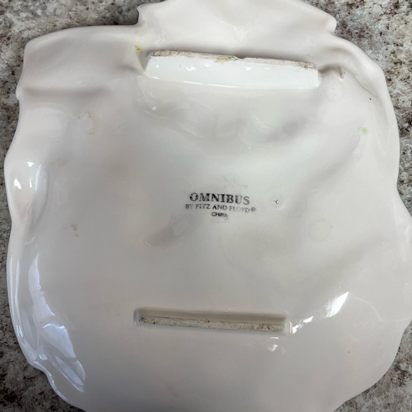 beautiful fitz and floyd snowman plate! - Picture 2 of 2